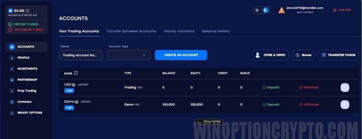 личный кабинет AZAForex