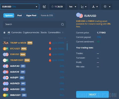 VideForex trading conditions