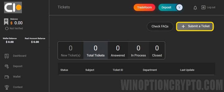 Customer Service at CloseOption
