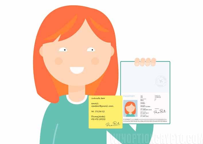 Personal data verification at Intrade Bar