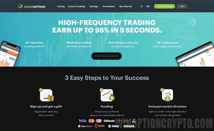 Preview of the article about RaceOption