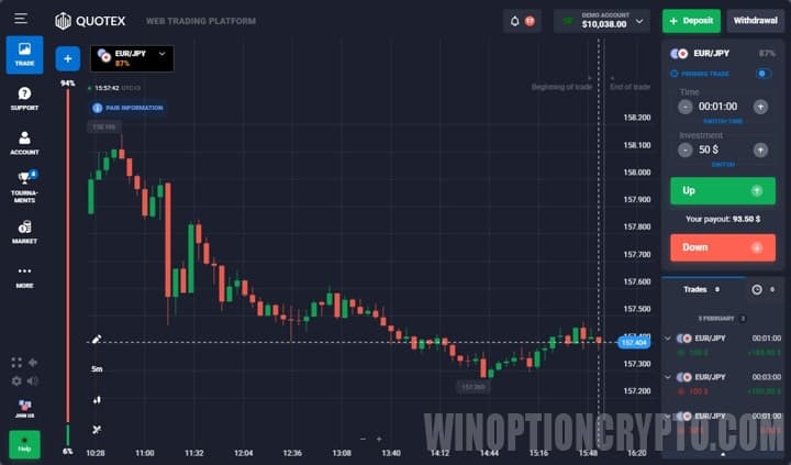 quotex broker platform