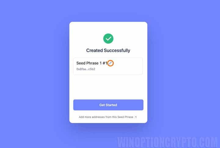 редакция адреса в Rabby Wallet