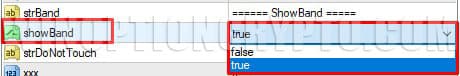 параметр show band в strong trends