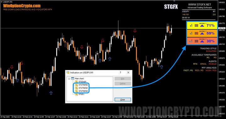 настройки панели в stgfx