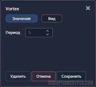настройка в vortex